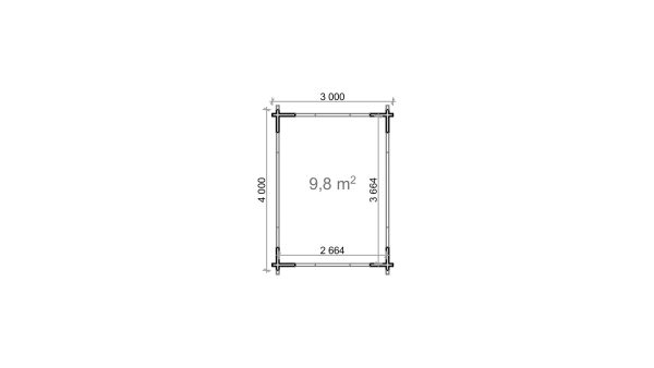 Pergola Luna 3x4 m - immagine 4
