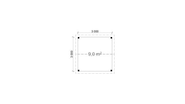 Pergola Rose 3x3 m - immagine 4
