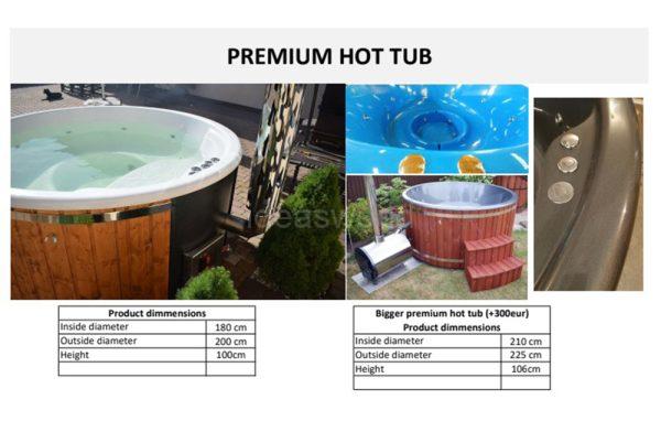 Hot tub with integral firewood stove - immagine 2