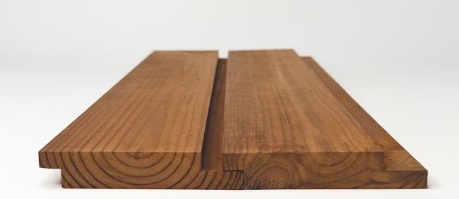 IdeasWood thermowood profile TW-04 — Half lap shadow groove