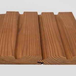 IdeasWood thermowood profile TW-07 — Double groove
