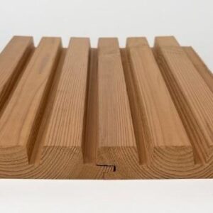 IdeasWood thermowood profile TW-09 — Triple groove 26 mm
